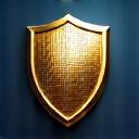 Stylized shield icon symbolizing data security and discretion for high-profile clients.